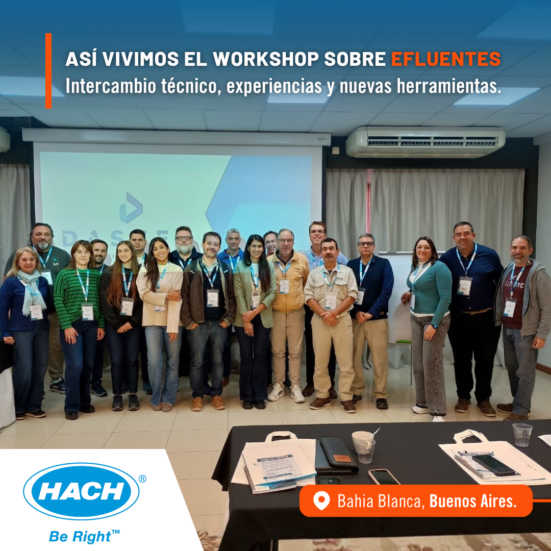 Workshop técnico en Bahía Blanca sobre monitoreo de efluentes